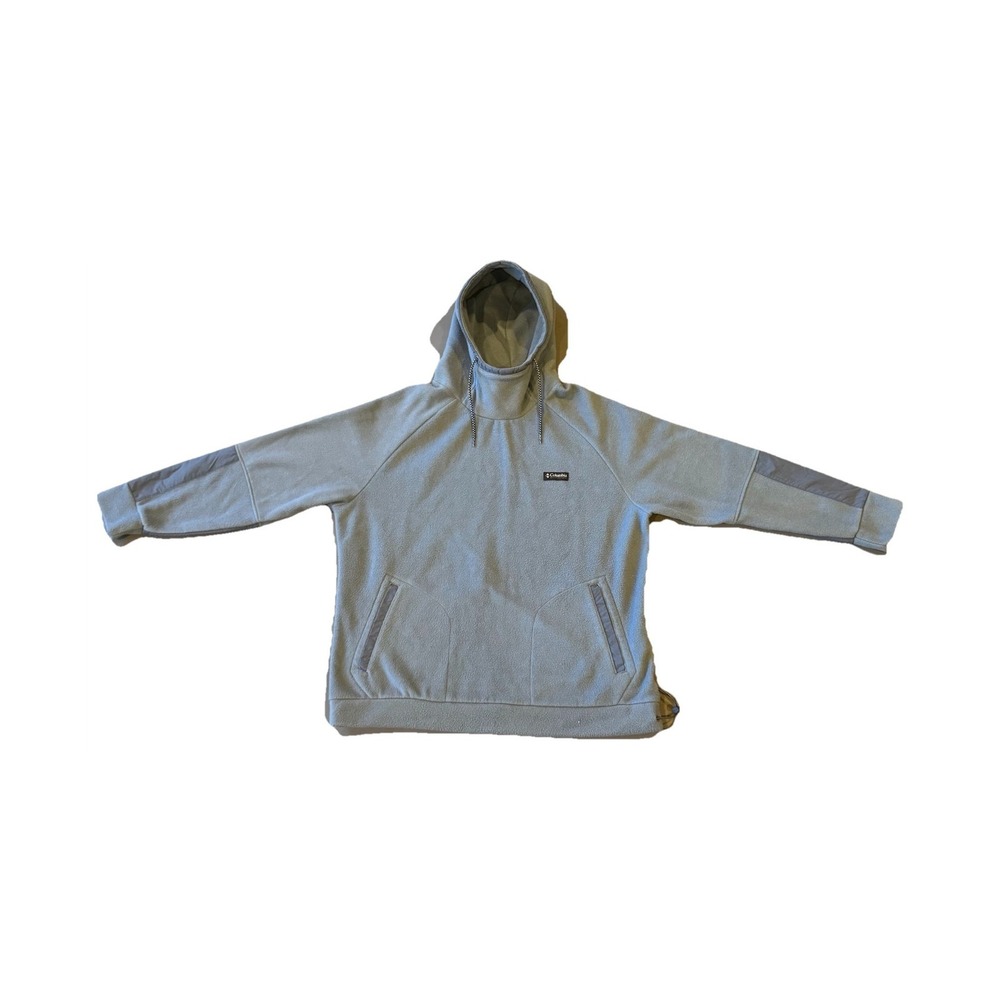 Columbia Sportswear Company Gray Fleece Pullover Hoodie XXL Hooded Drawstring
